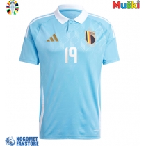 Belgija Johan Bakayoko #19 Gostujuci Dres EP 2024 Kratak Rukav